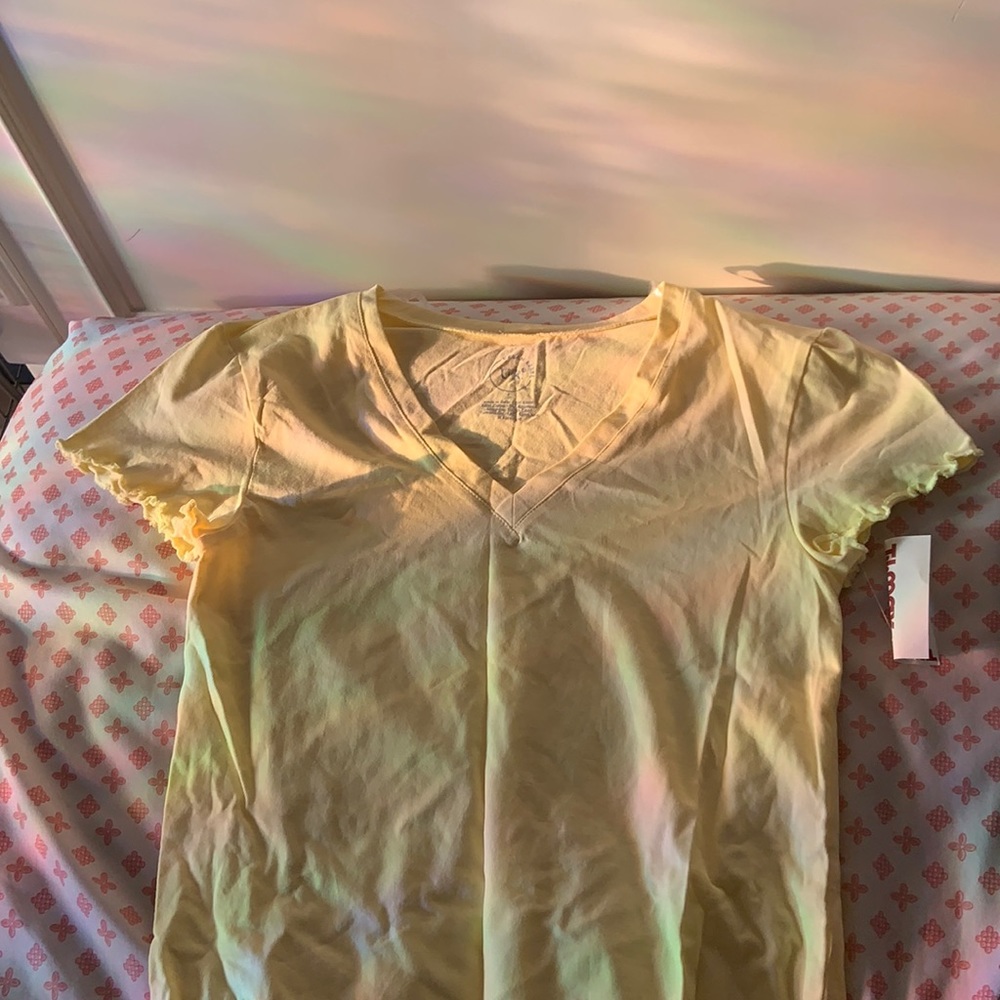 Yellow T-shirt small new with tags